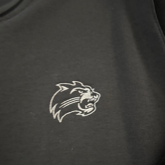 Nike Black and Gray Quarter Zip Pullover - Picture 2 of 8